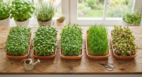 Top 5 variétés de micropousses à cultiver chez vous